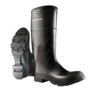 16" Economy Boots, PVC, Steel Toe, Size 6, Puncture Resistant Sole