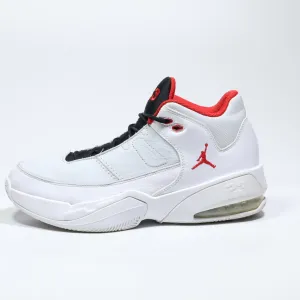 Air Jordan Max Aura 3 High-Top Sneakers Leather White Color For Men