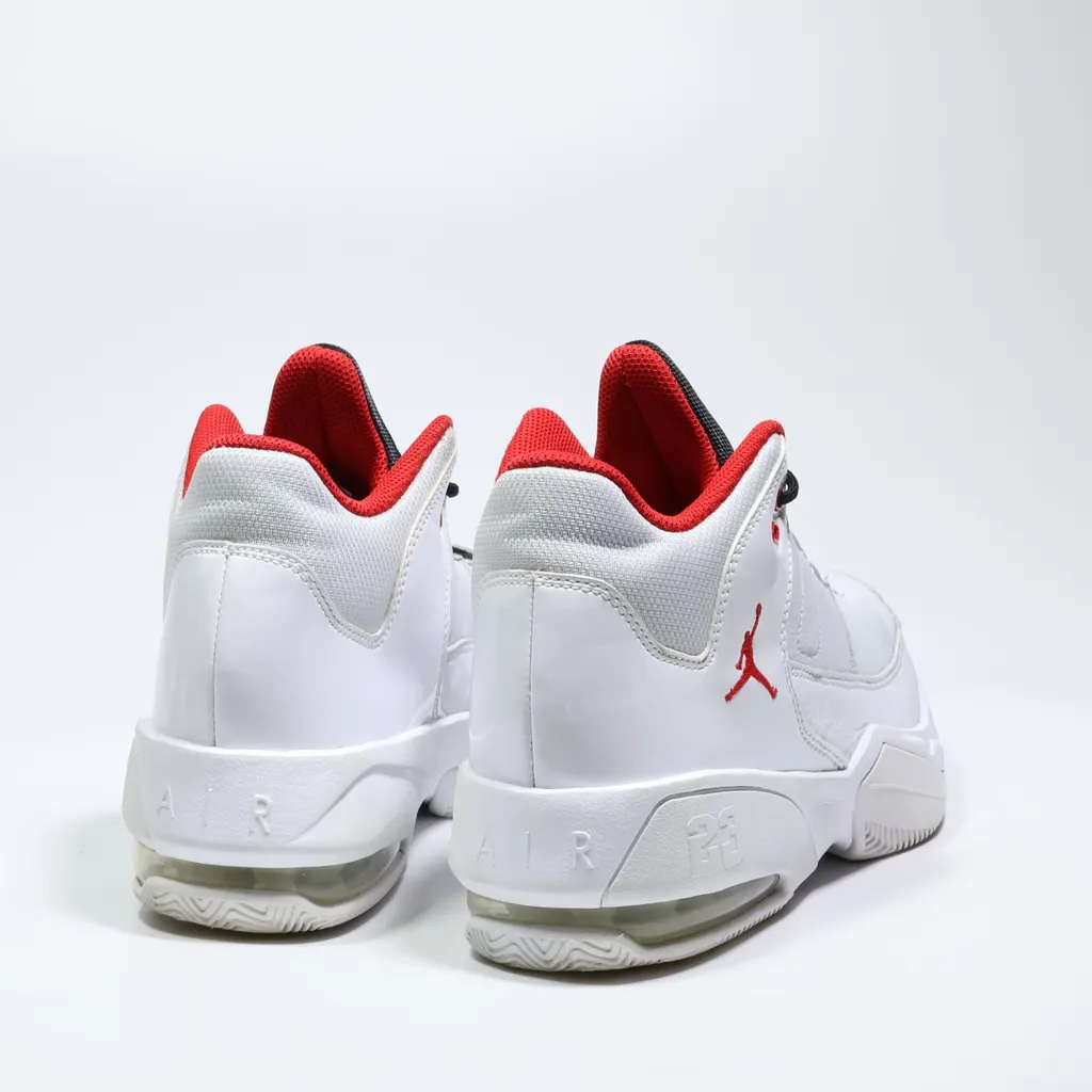 Air Jordan Max Aura 3 High-Top Sneakers Leather White Color For Men