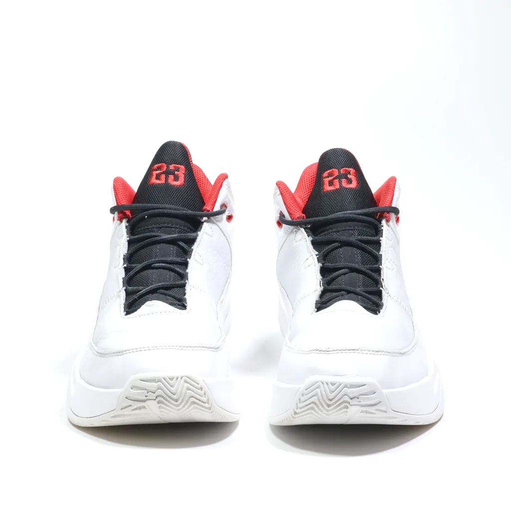 Air Jordan Max Aura 3 High-Top Sneakers Leather White Color For Men