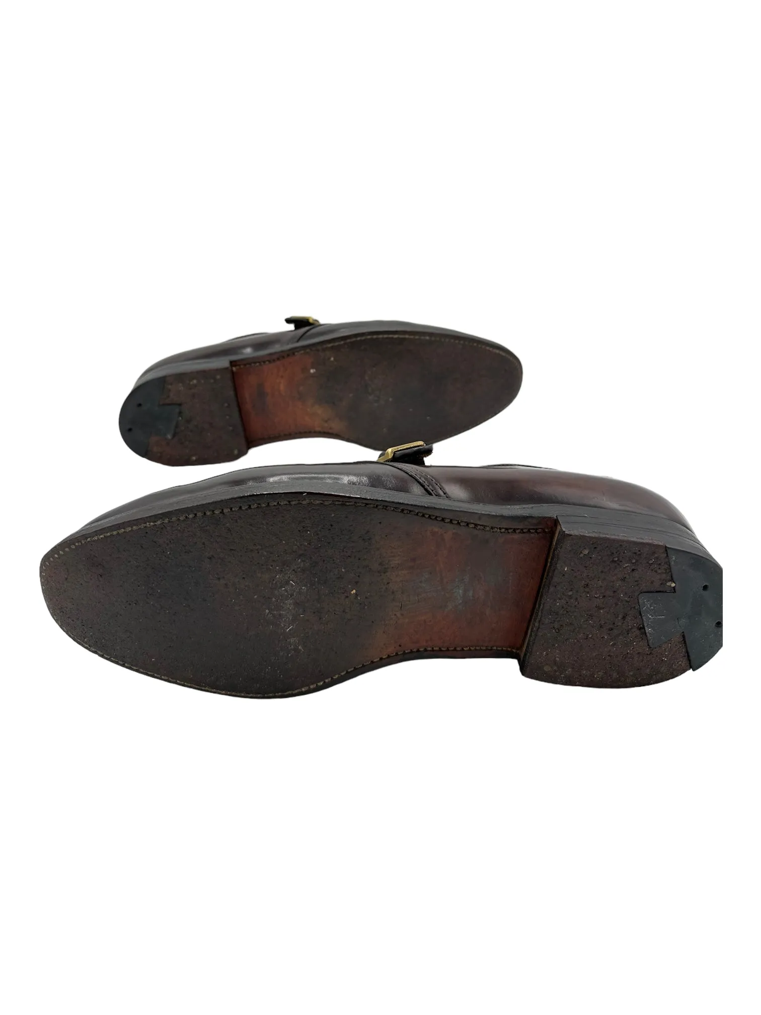 Alden 954 Monk Strap Dark Brown Shell Cordovan Shoes