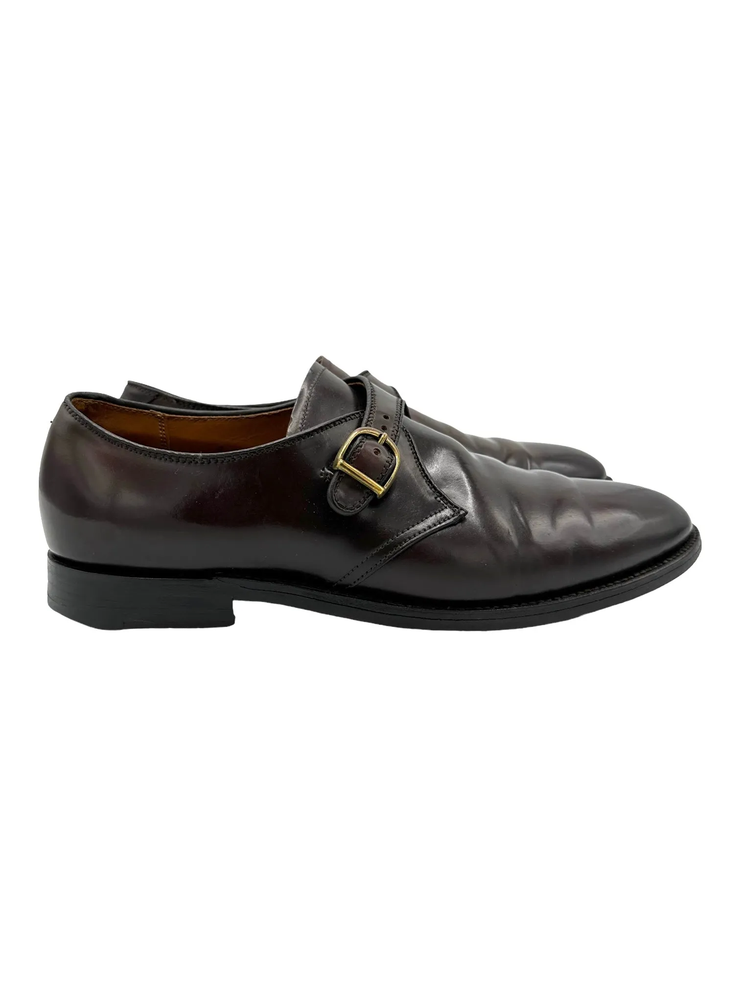 Alden 954 Monk Strap Dark Brown Shell Cordovan Shoes