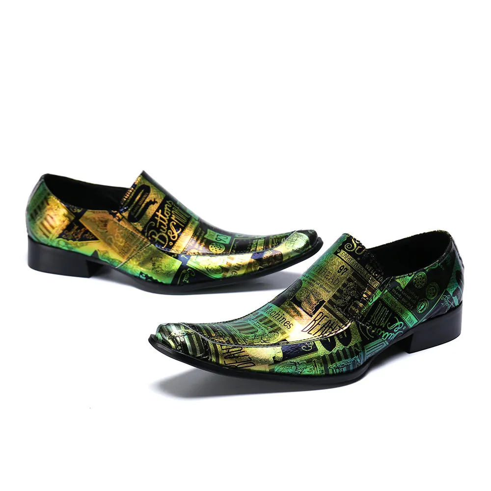 AOMISHOES™  Multi-Color Dress Shoes #8031