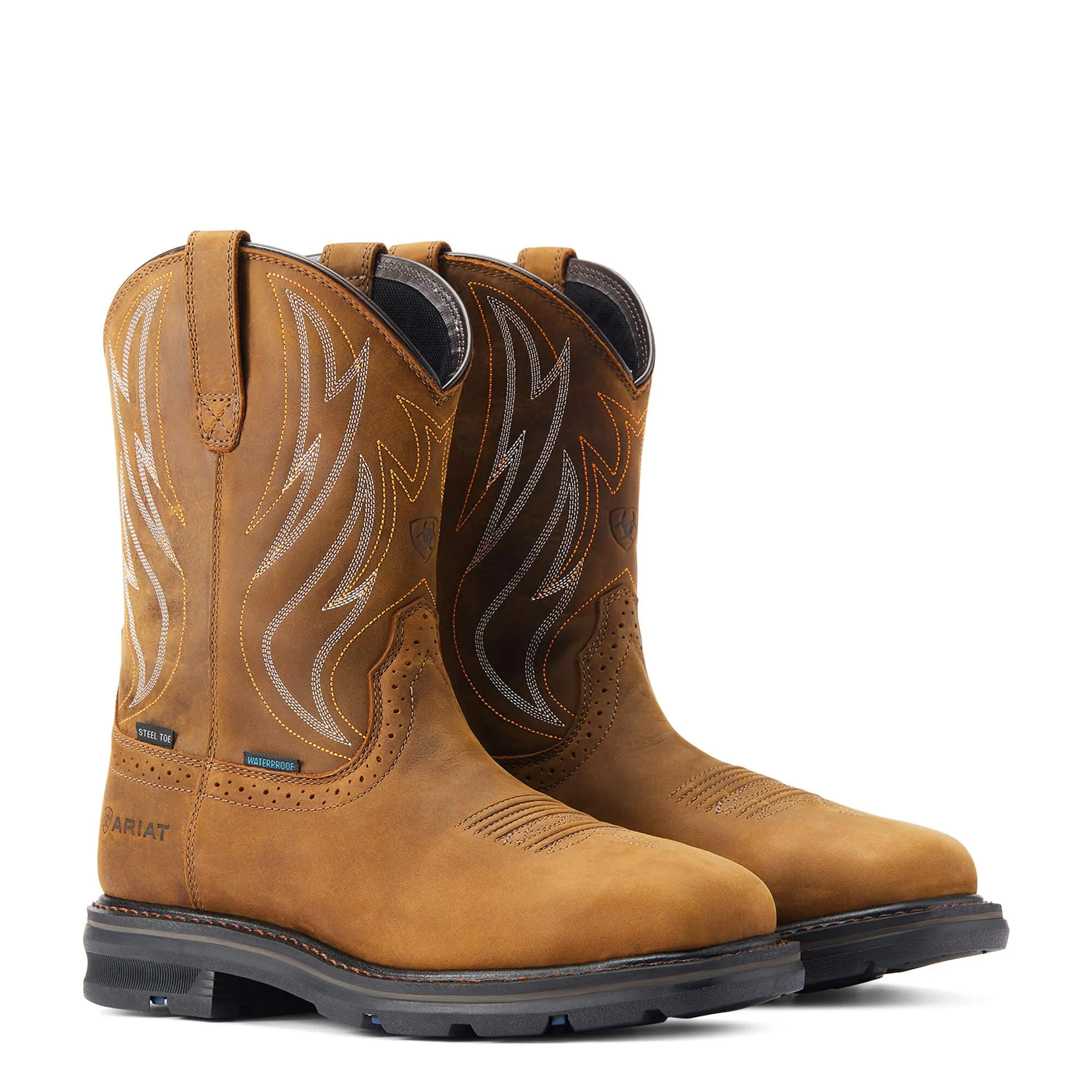 Ariat Men’s Sierra Shock Waterproof Steel Toe Work Boot