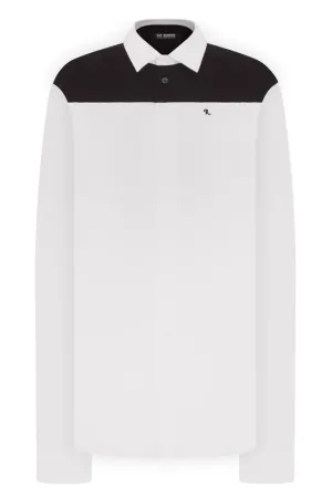 BICOLOUR AMERICANO SHIRT | WHITE/BLACK