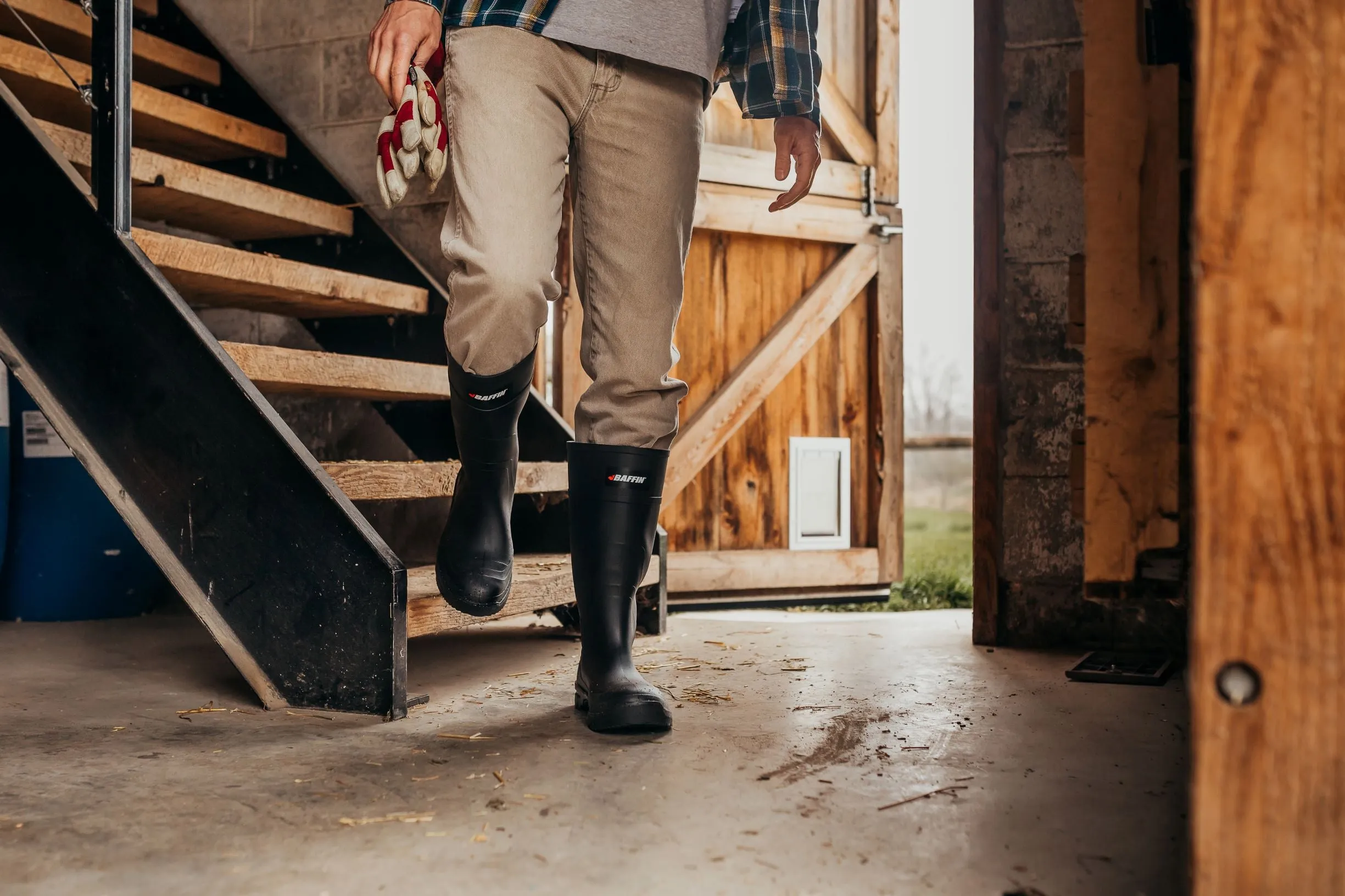 Boots - Baffin BLACKHAWK Plain Toe, Light Comfort Series, Men's, LICO-M001🍁