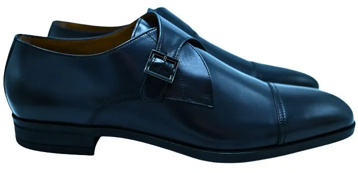 Boss Cap-toe monk shoes in vegetable-tanned leather - TB0374