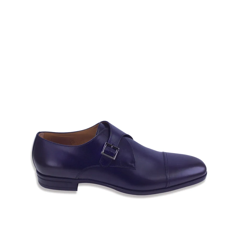 Boss Cap-toe monk shoes in vegetable-tanned leather - TB0374