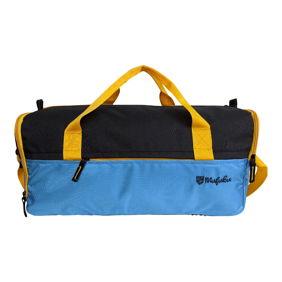 Buddys Duffle Gym Bag 32 Ltr - Blue & Black