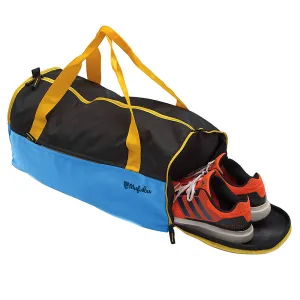 Buddys Duffle Gym Bag 32 Ltr - Blue & Black