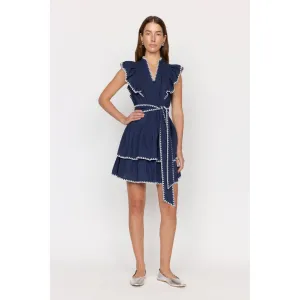Christy Lynn Uma Dress Navy
