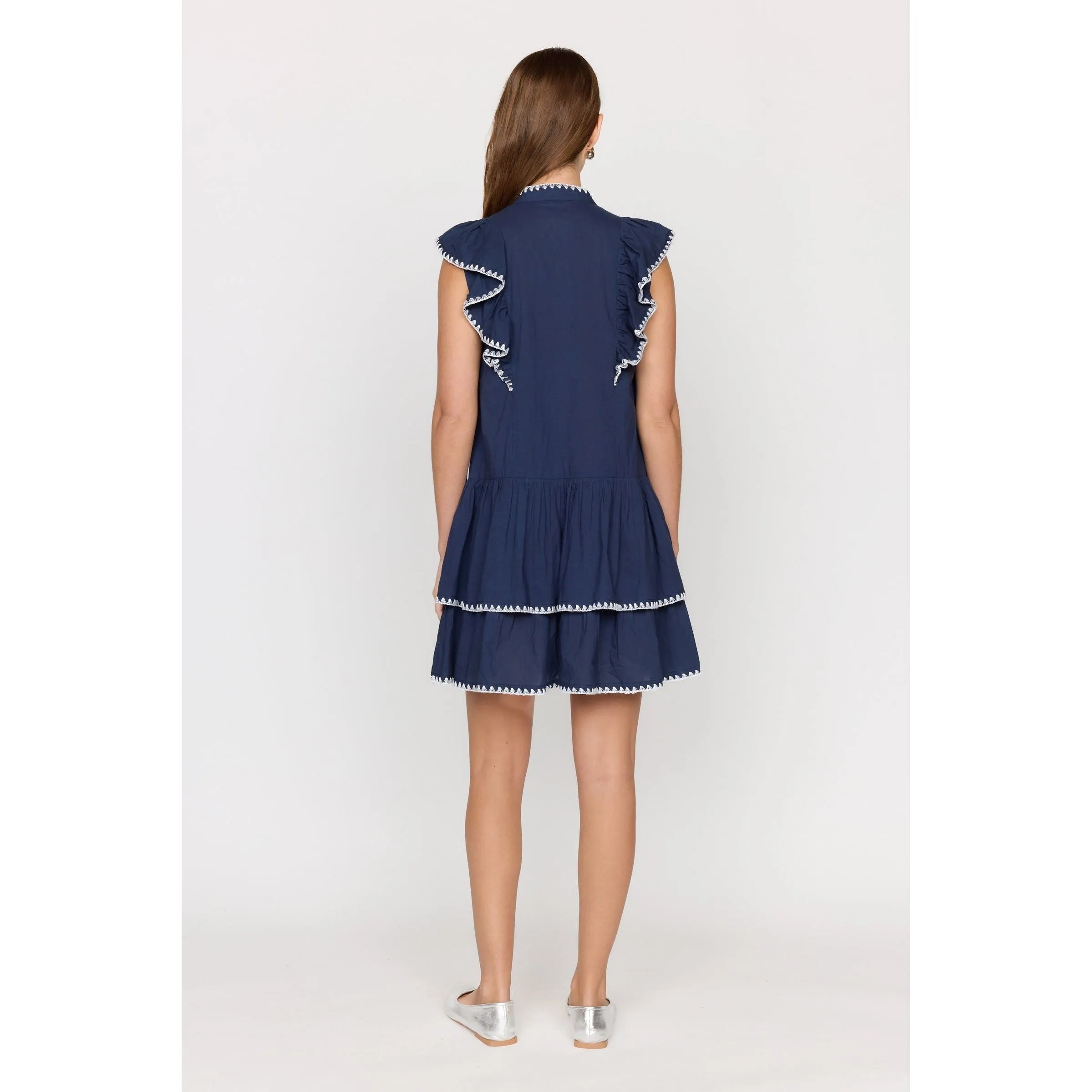 Christy Lynn Uma Dress Navy