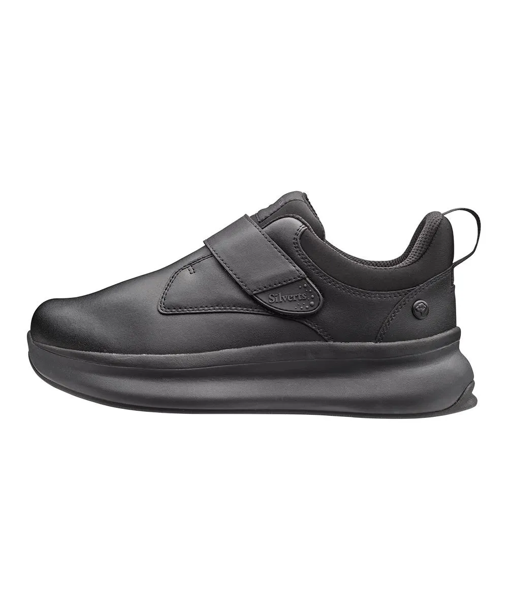 Easy Wear Extra Wide Comfortable Walking Shoes for Men - Classic Single Strap Adjustable Closure