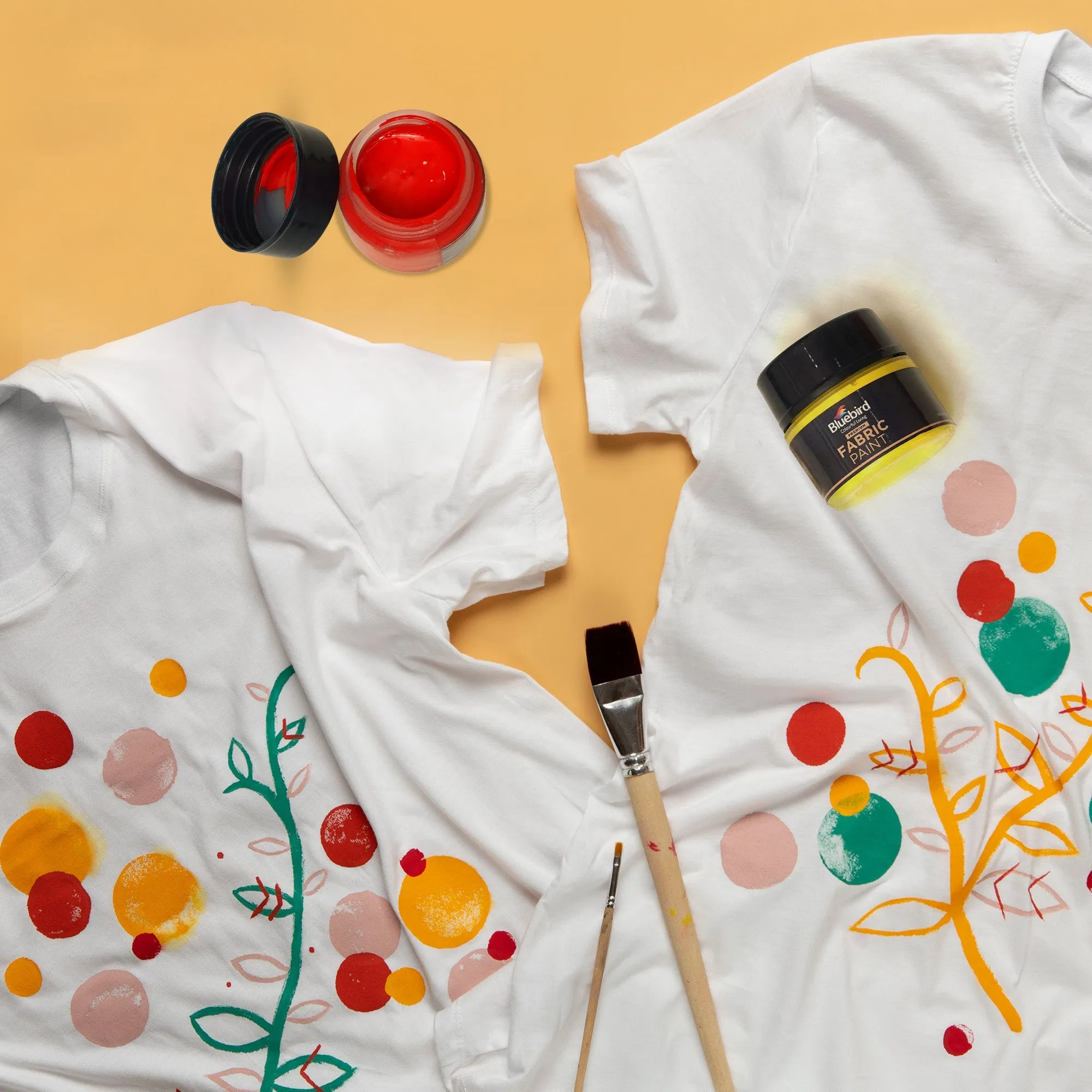 Fabric Paints - Primary Colors - 25 ML (Set of 6)