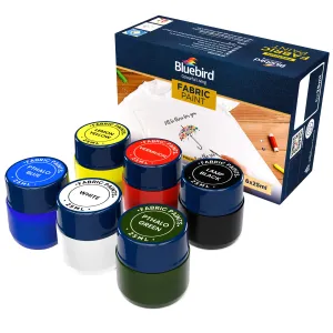 Fabric Paints - Primary Colors - 25 ML (Set of 6)
