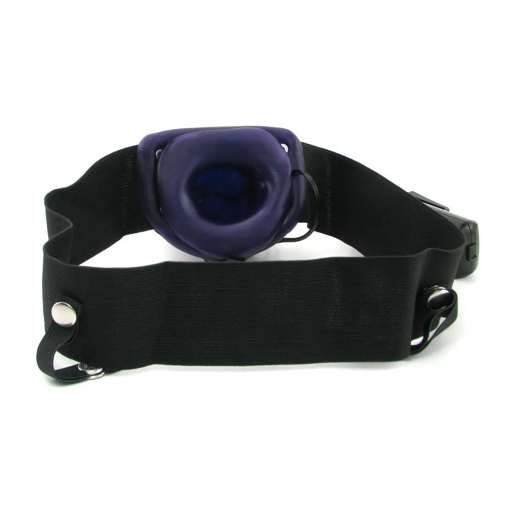 Fetish Fantasy Unisex Hollow 6 Inch Vibrating Strap-On
