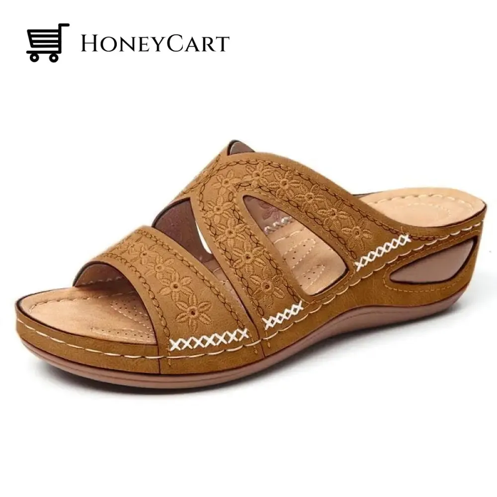 FleekComfy™ Premium Orthopedic Thick Platform Large Size Slipper Sandals
