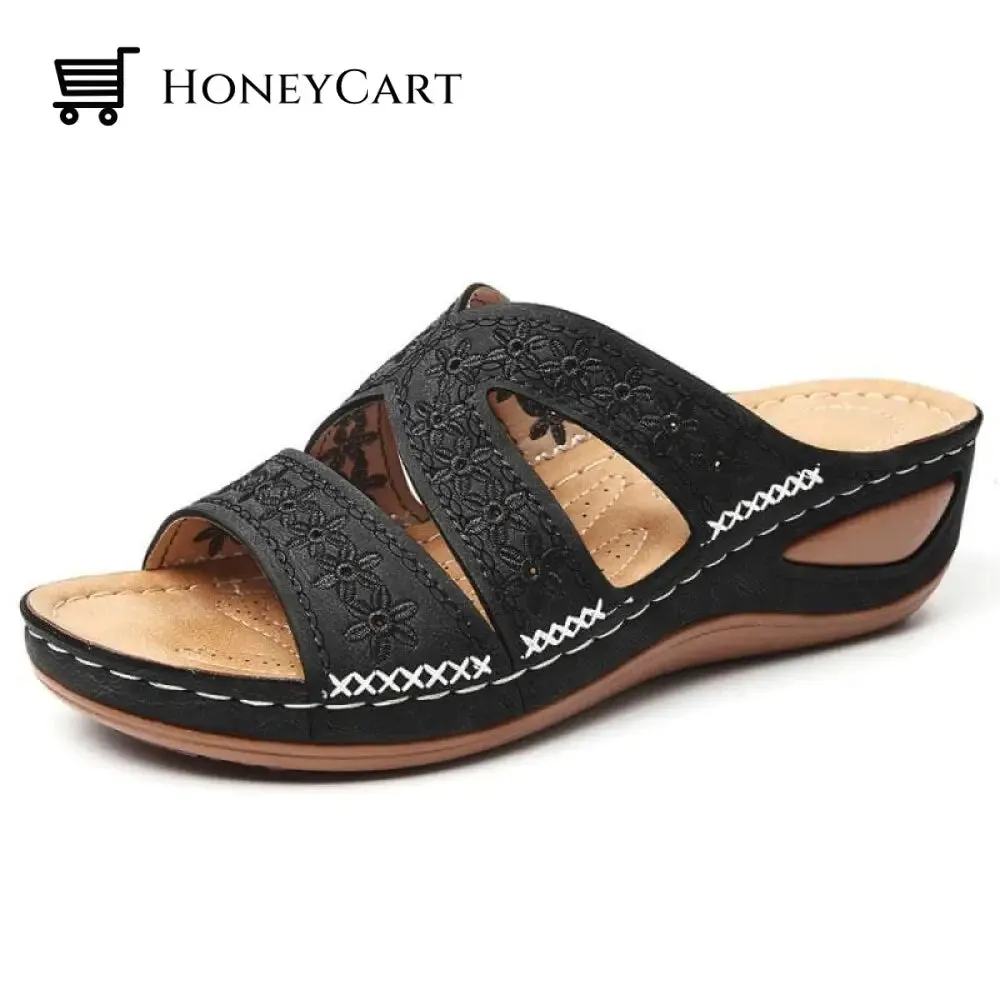 FleekComfy™ Premium Orthopedic Thick Platform Large Size Slipper Sandals