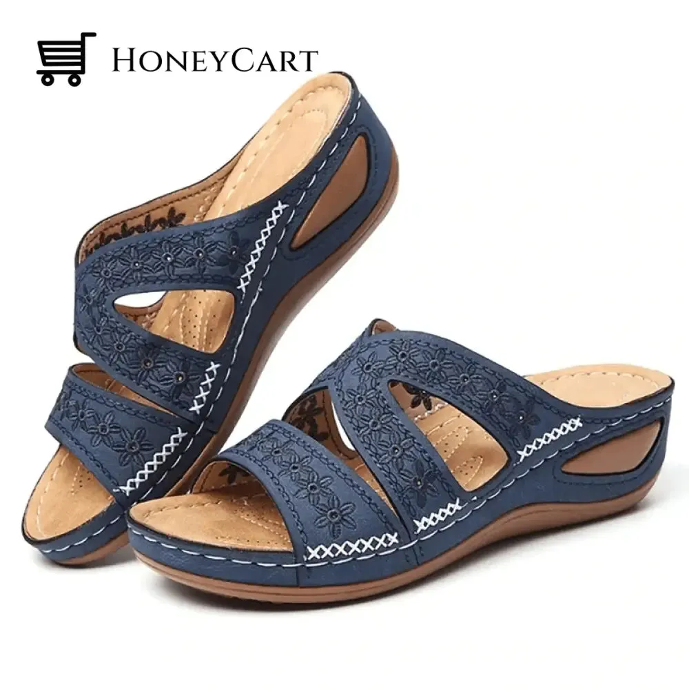FleekComfy™ Premium Orthopedic Thick Platform Large Size Slipper Sandals