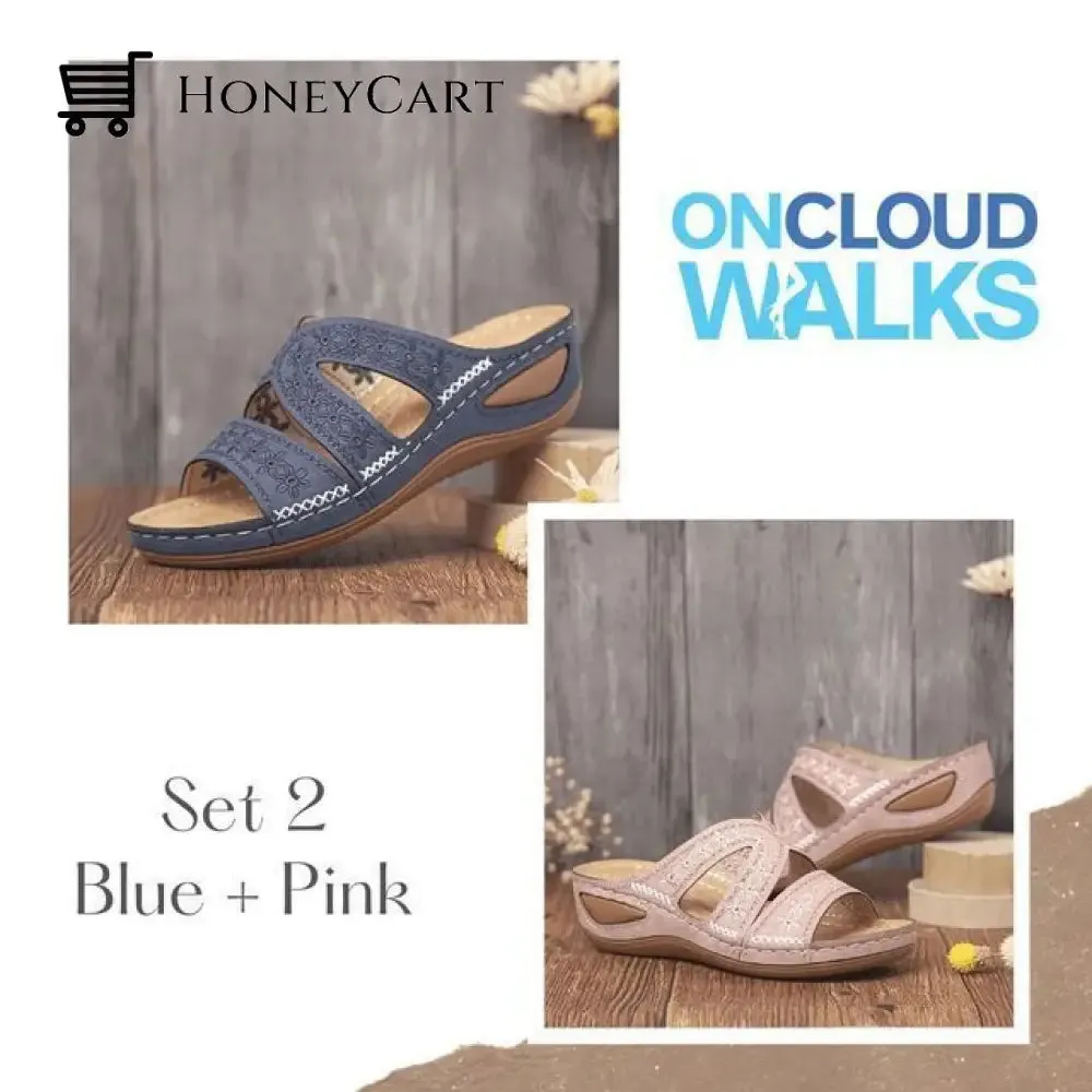 FleekComfy™ Premium Orthopedic Thick Platform Large Size Slipper Sandals