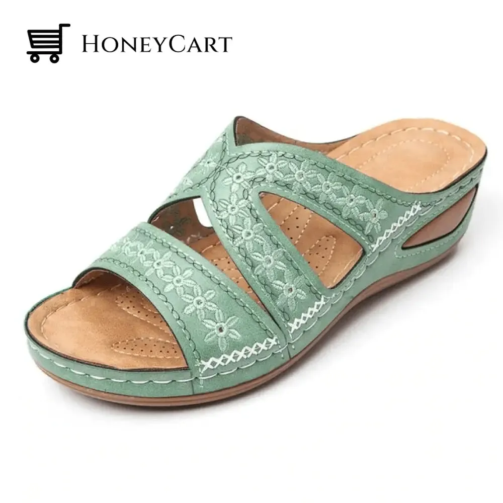 FleekComfy™ Premium Orthopedic Thick Platform Large Size Slipper Sandals