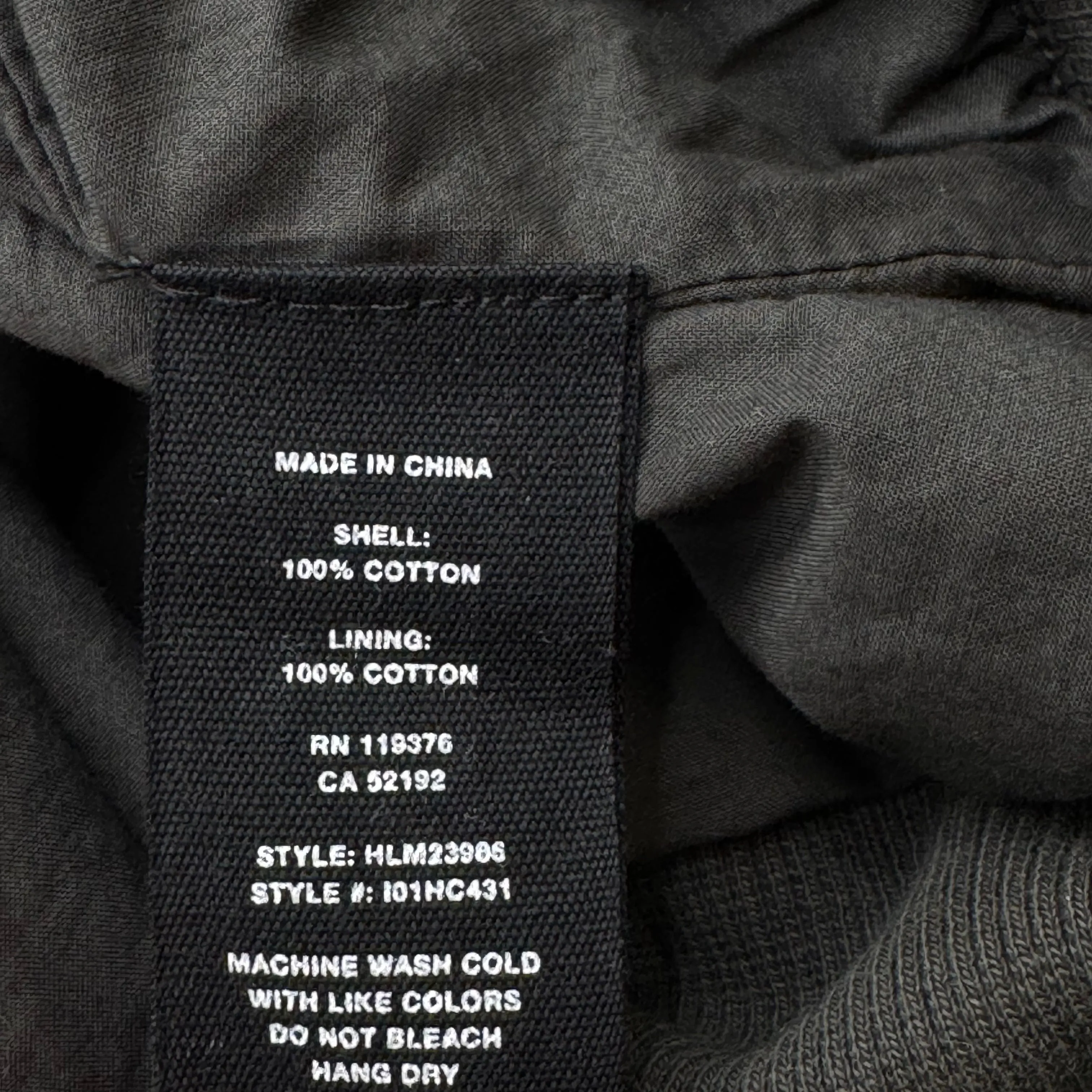Helmut Lang Men's Olive Green Cotton Bomber Jacket