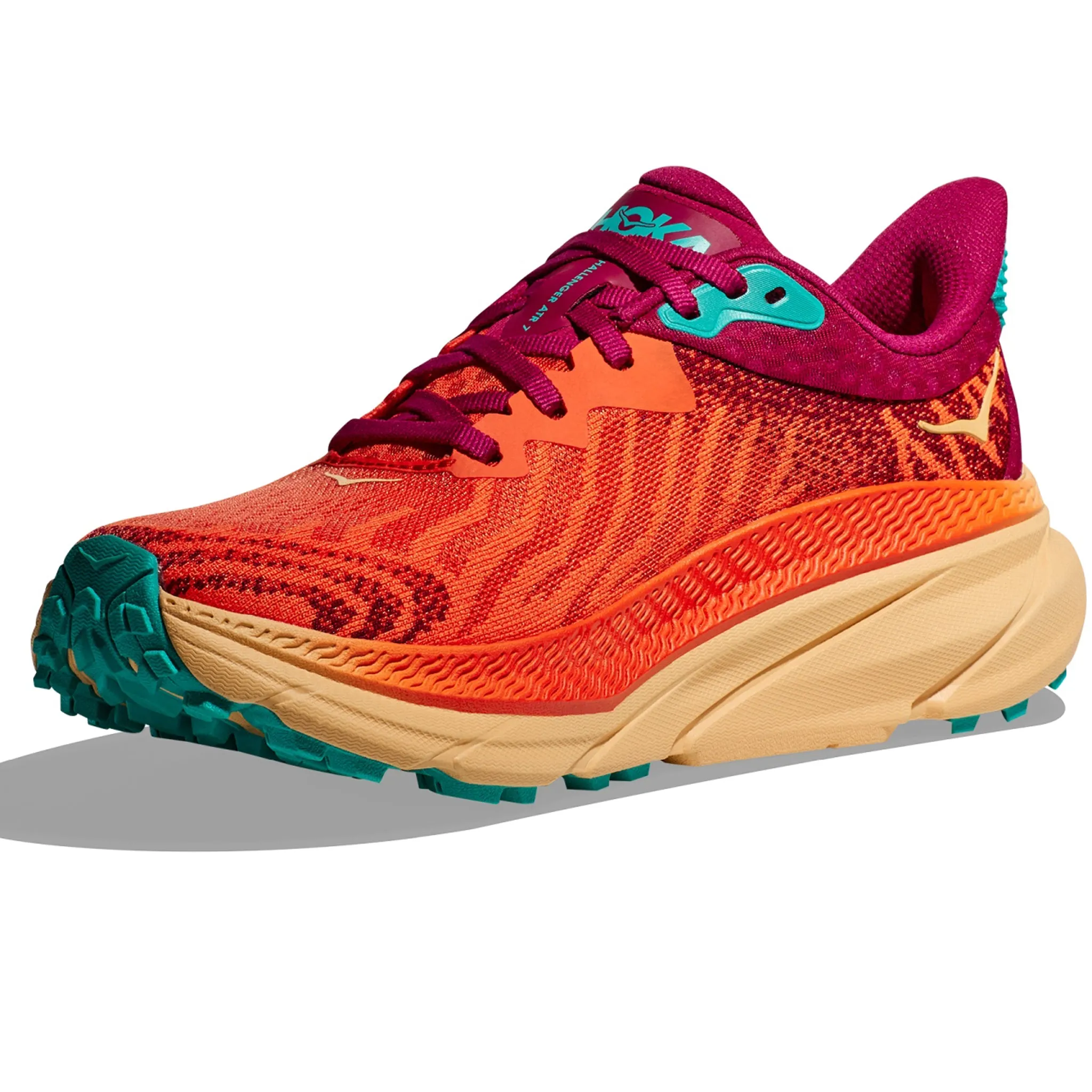 Hoka Challenger 7 Men's Flame Cherries Jubilee