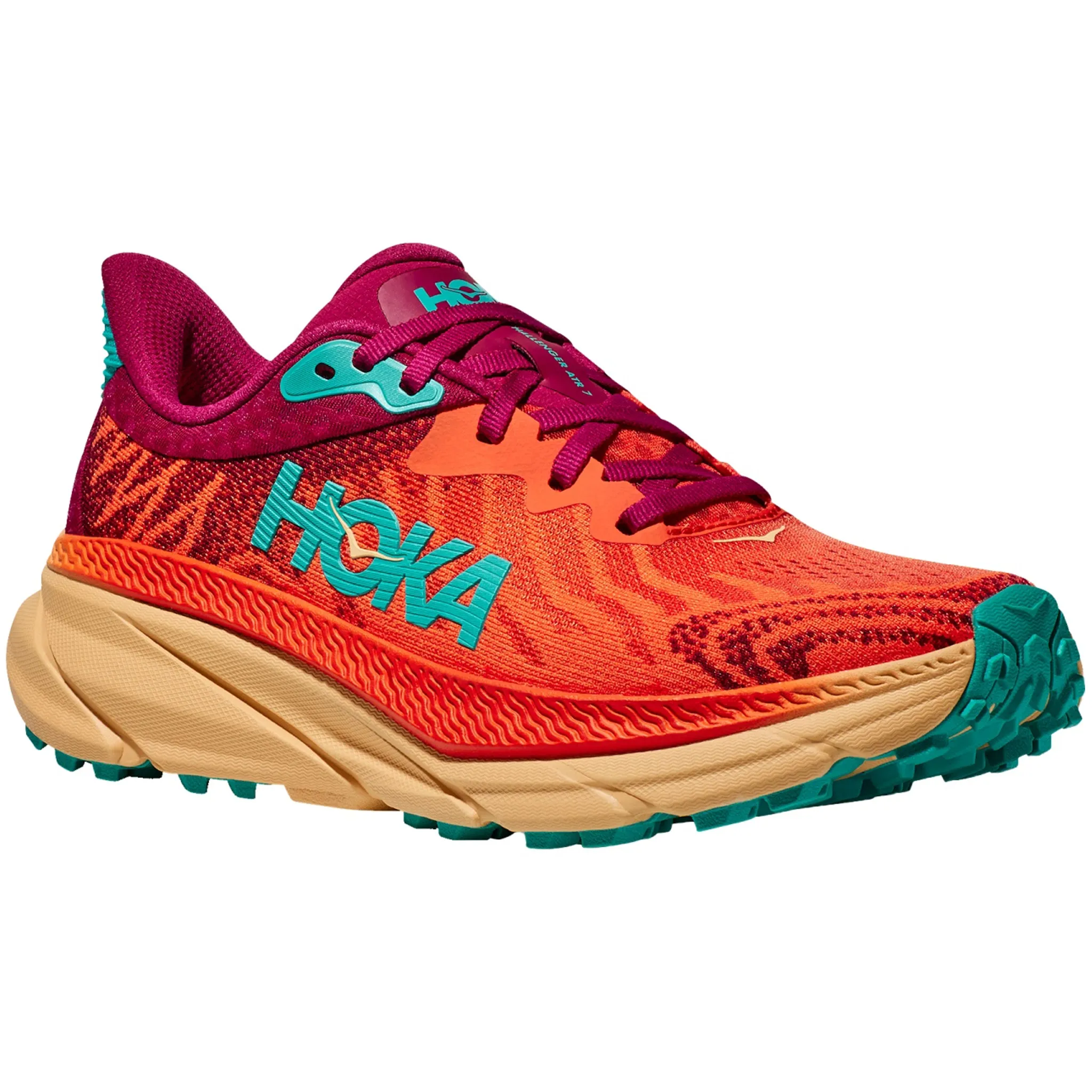 Hoka Challenger 7 Men's Flame Cherries Jubilee