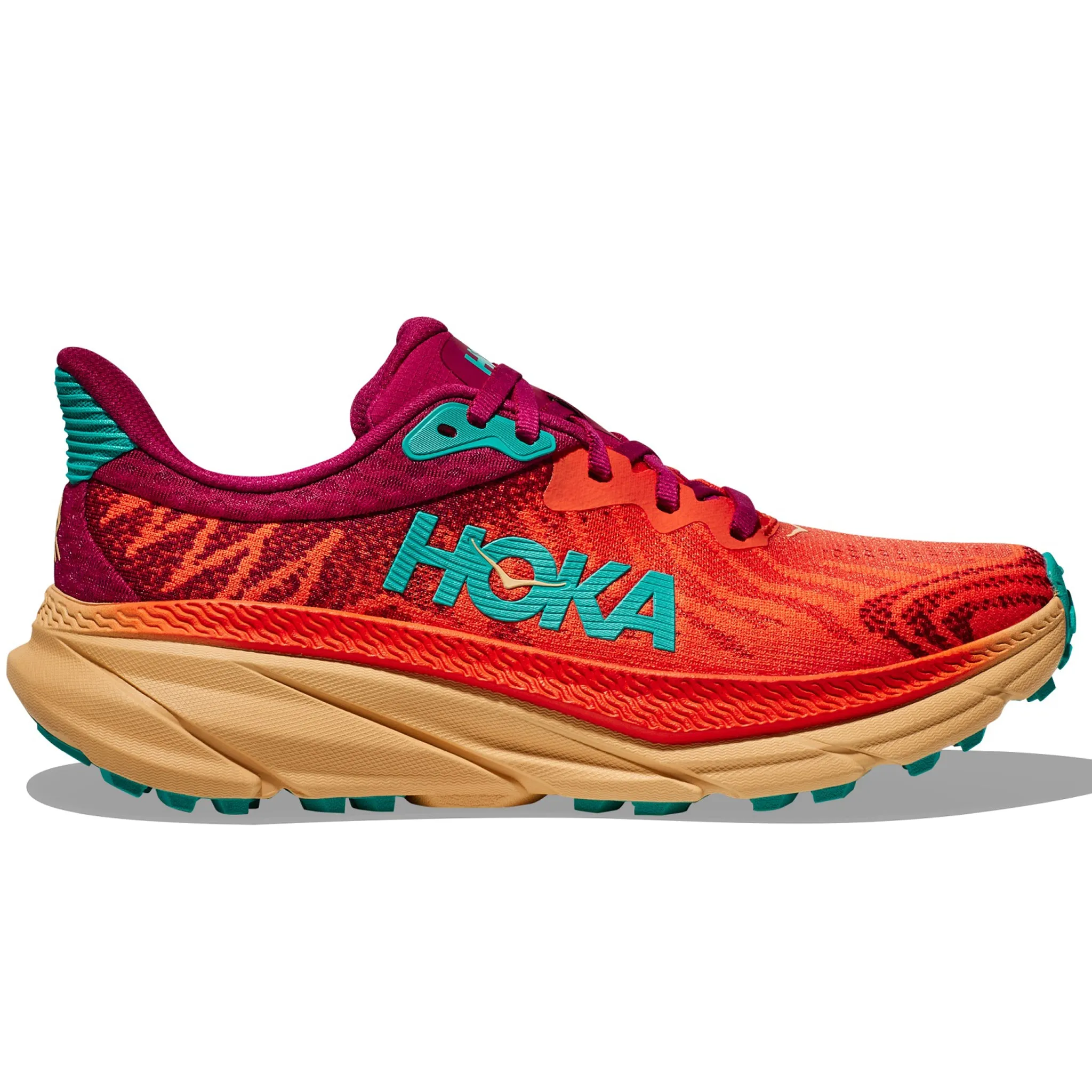 Hoka Challenger 7 Men's Flame Cherries Jubilee