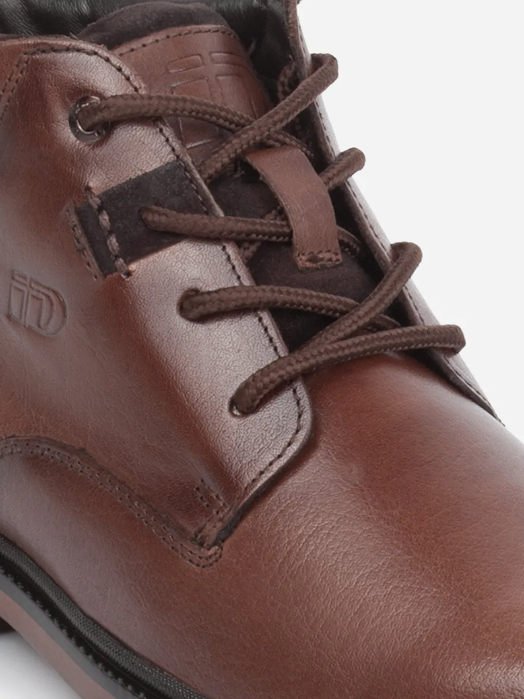Men's Brown Round Toe Casual Boot (ID1182)