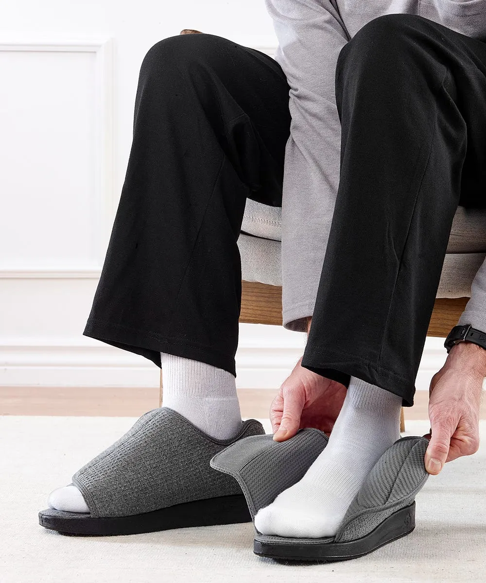 Men's Extra-Wide Open Toe Slipper