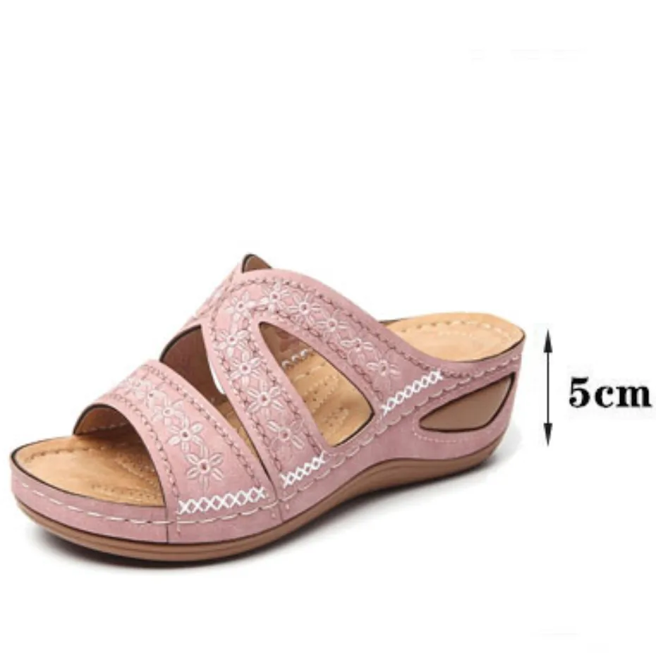 Nanccy Premium Thick Platform Large Size Slipper Sandals