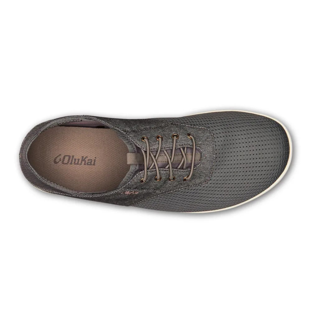 OluKai Nohea Moku Charcoal/Clay Boat Shoe (Men's)
