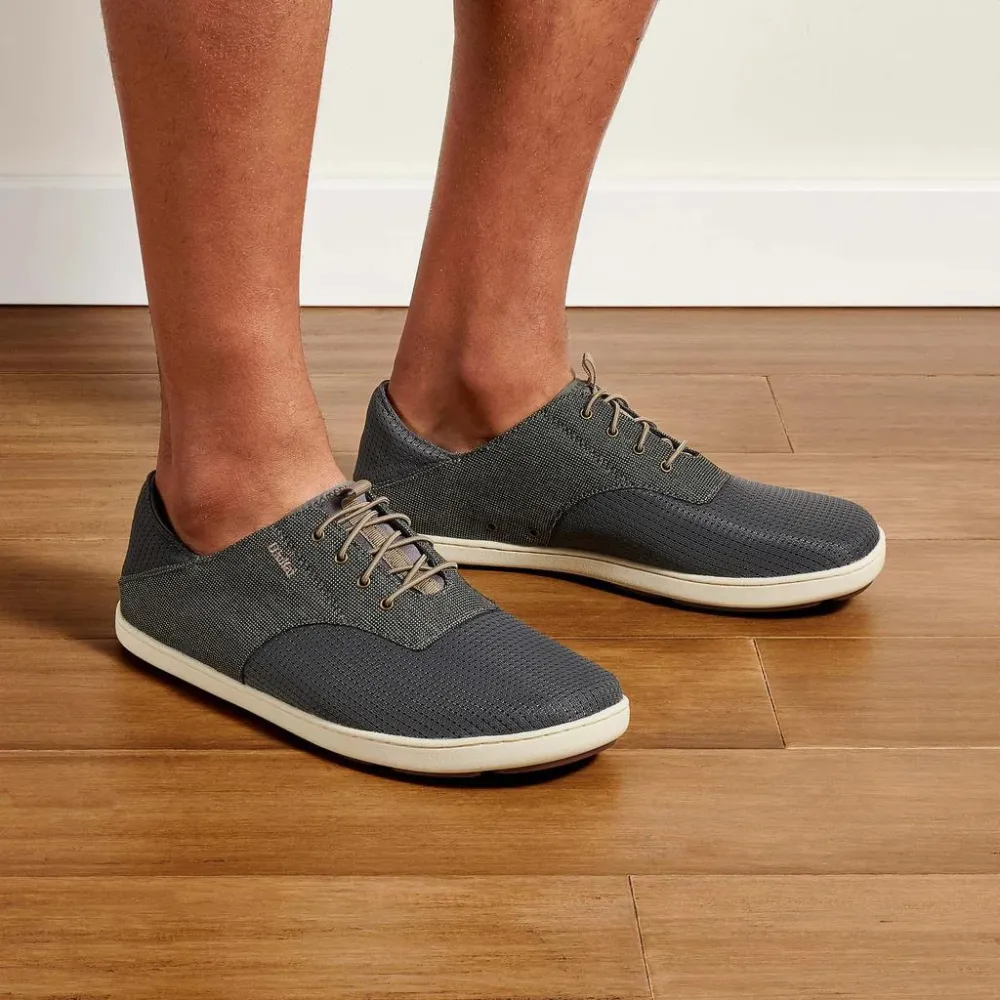 OluKai Nohea Moku Charcoal/Clay Boat Shoe (Men's)