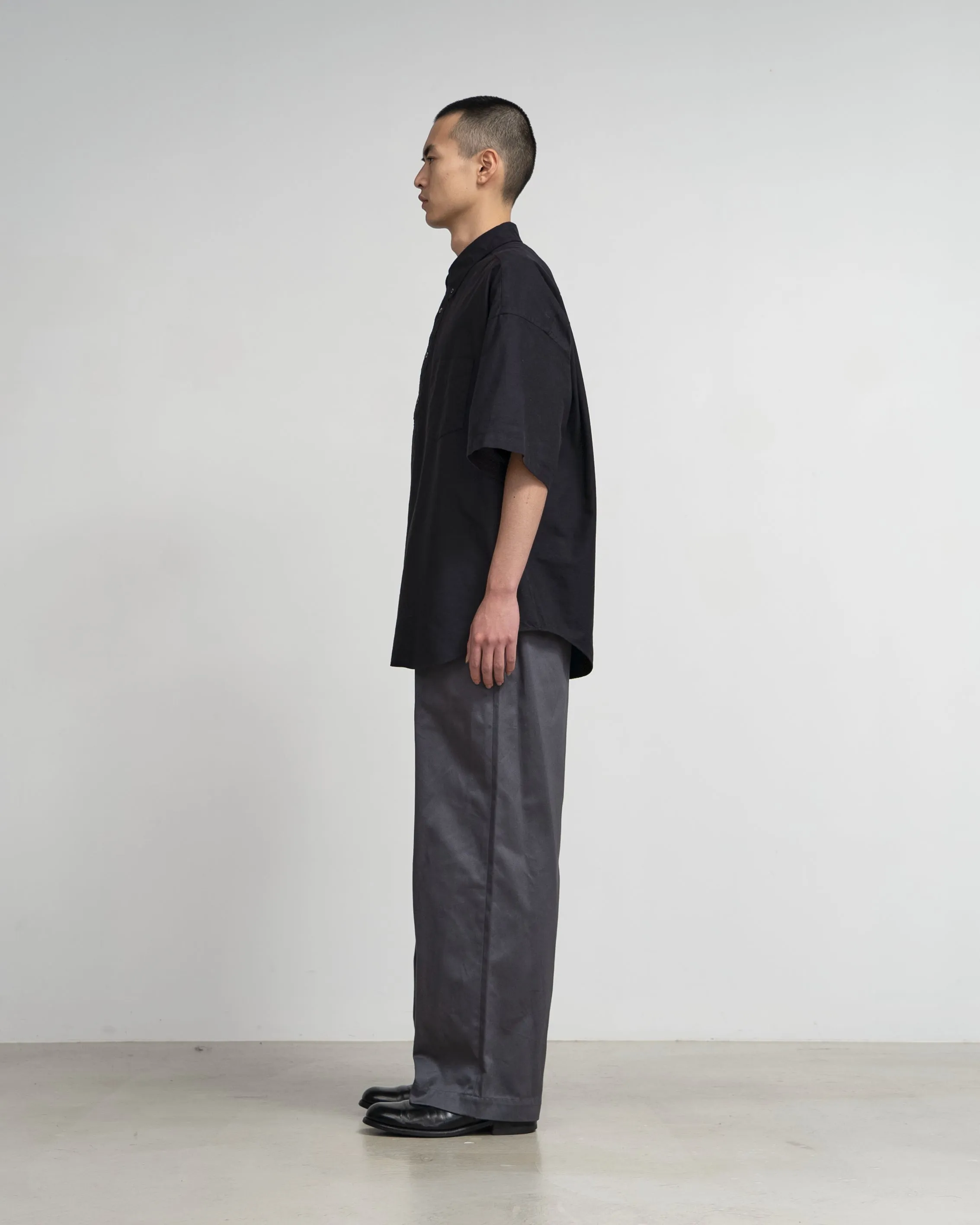 Oxford S/S Oversized B.D Pullover Shirt