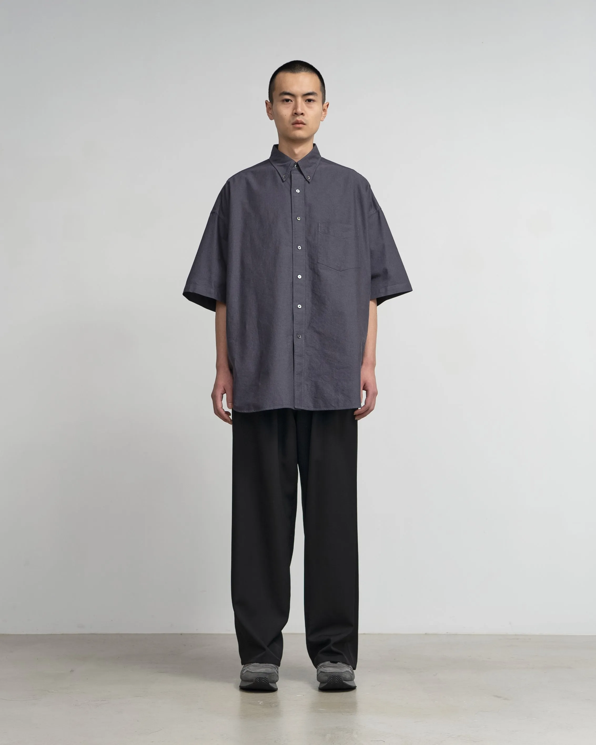 Oxford S/S Oversized B.D Shirt