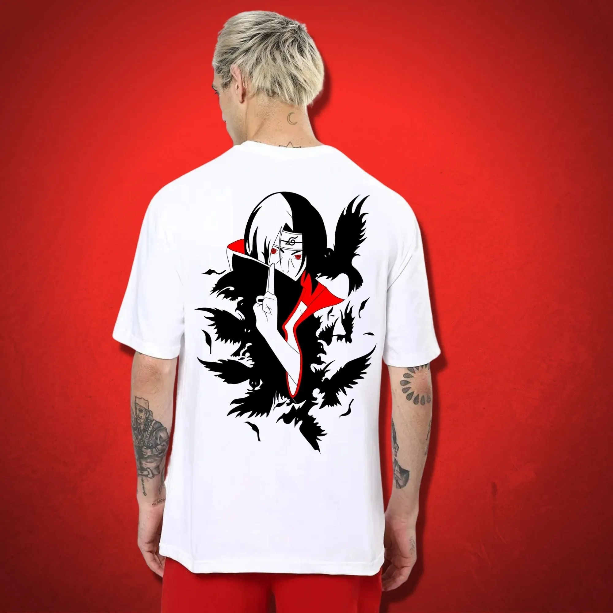 Pack Of 3 - Naruto Oversized T-shirt Combo Naruto X Madara X Itachi
