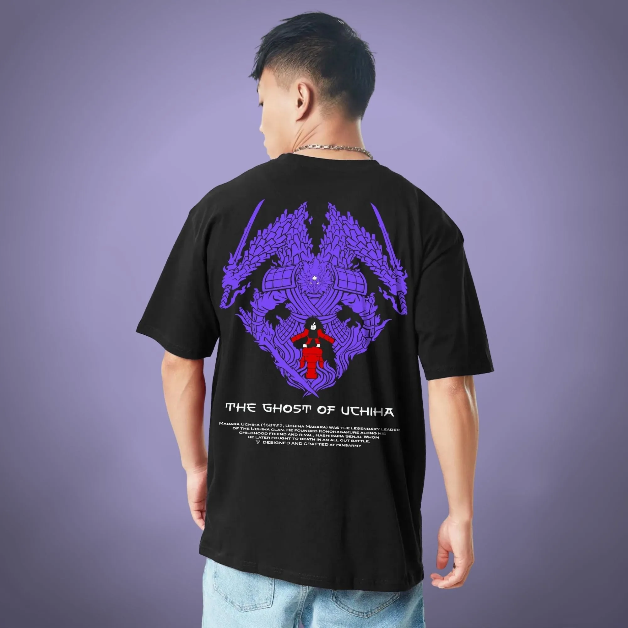 Pack Of 3 - Naruto Oversized T-shirt Combo Naruto X Madara X Itachi