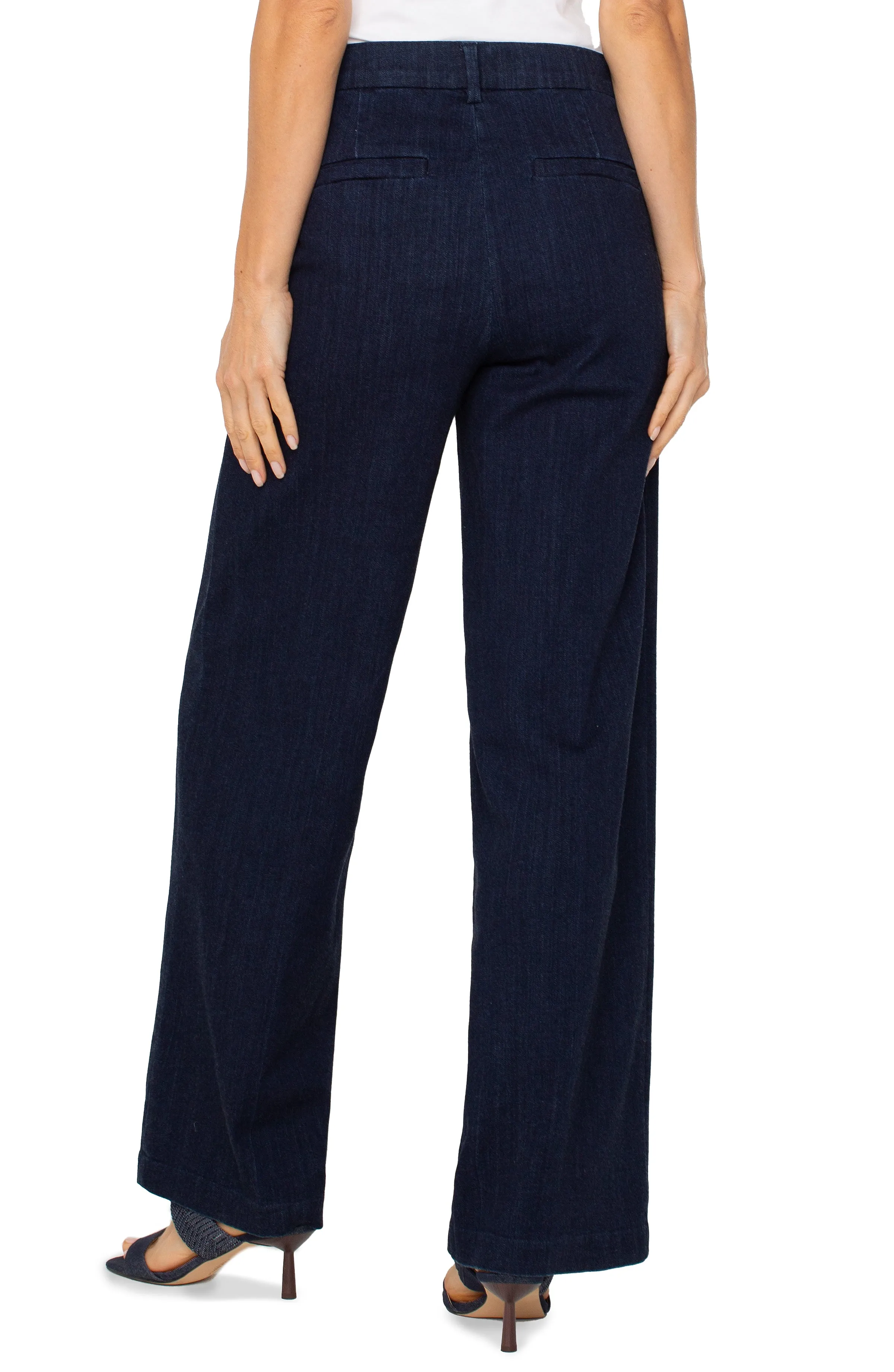 PETITE KELSEY TROUSER WIDE LEG