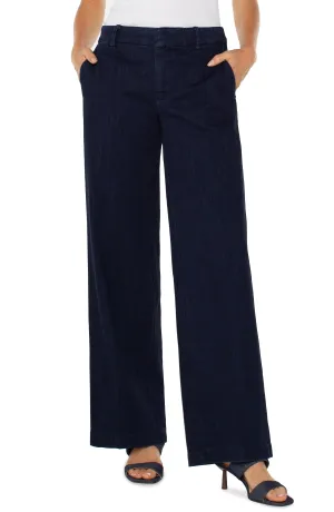 PETITE KELSEY TROUSER WIDE LEG
