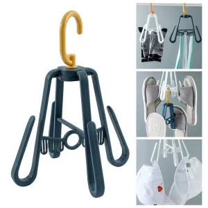 Rotating Shoe Drying Hanger (Random Colors) - H01574