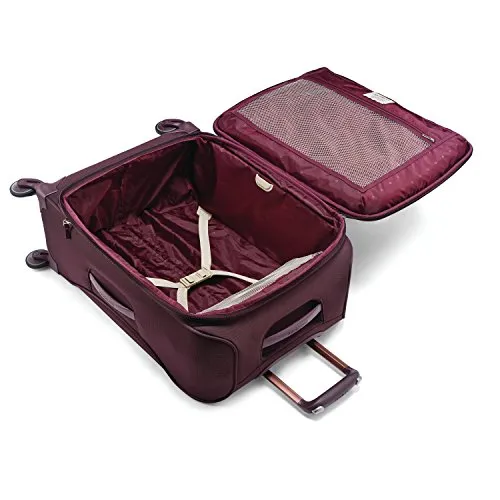 Samsonite Flexis Expandable Softside Carry On Luggage With Spinner Wheels, 20 Inch, Cordovan