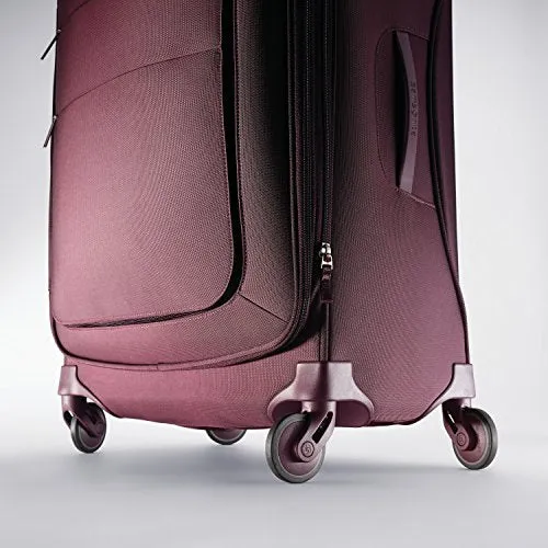 Samsonite Flexis Expandable Softside Carry On Luggage With Spinner Wheels, 20 Inch, Cordovan