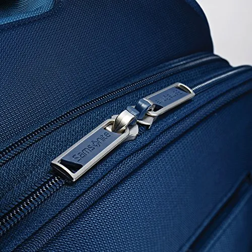 Samsonite Flexis Expandable Softside Checked Luggage With Spinner Wheels, 30 Inch, Carbon Blue