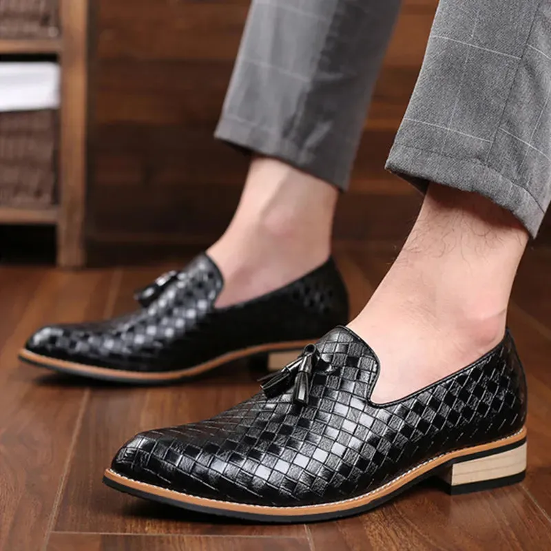 Sapato Social Preto Masculino Oxford de Couro - LC148