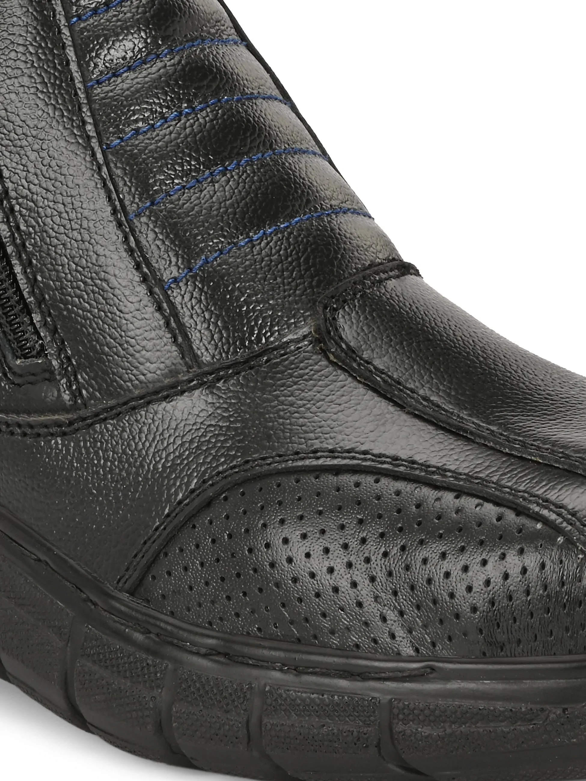 Shield Real Leather Riding Low Ankle Protective Boots
