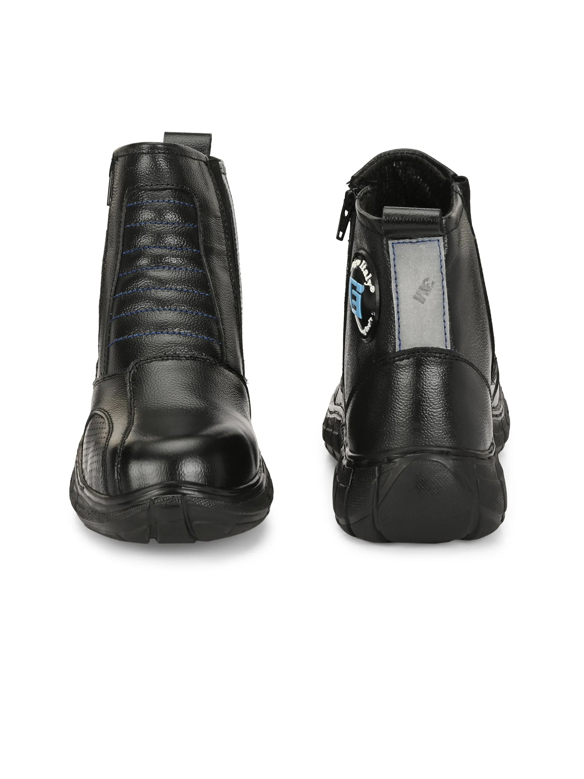 Shield Real Leather Riding Low Ankle Protective Boots