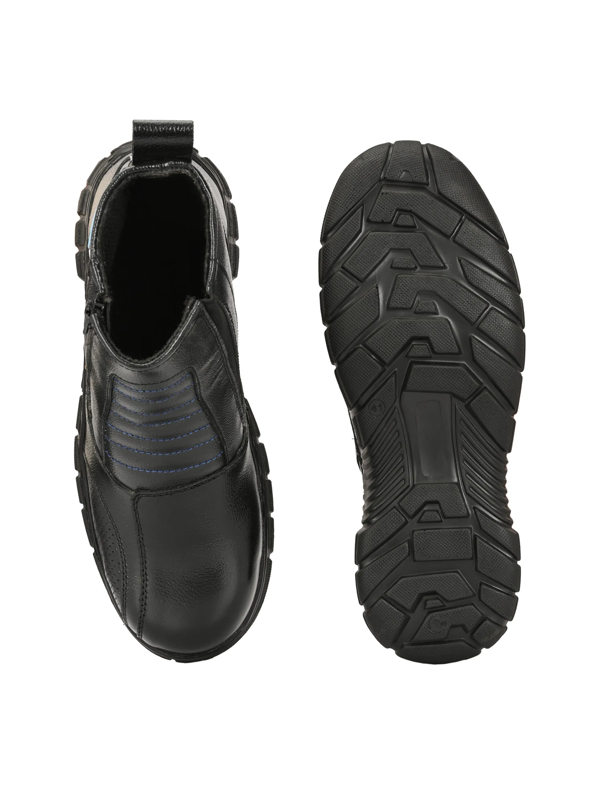 Shield Real Leather Riding Low Ankle Protective Boots