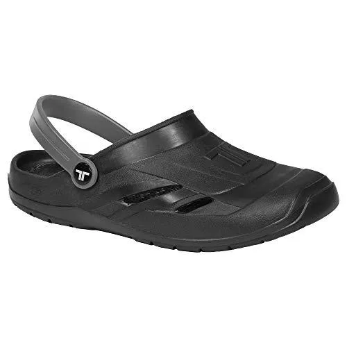 Telic Unisex Dream Clog, Midnight Black/Gray, XL