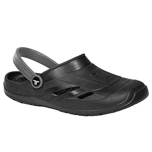 Telic Unisex Dream Clog, Midnight Black/Gray, XL